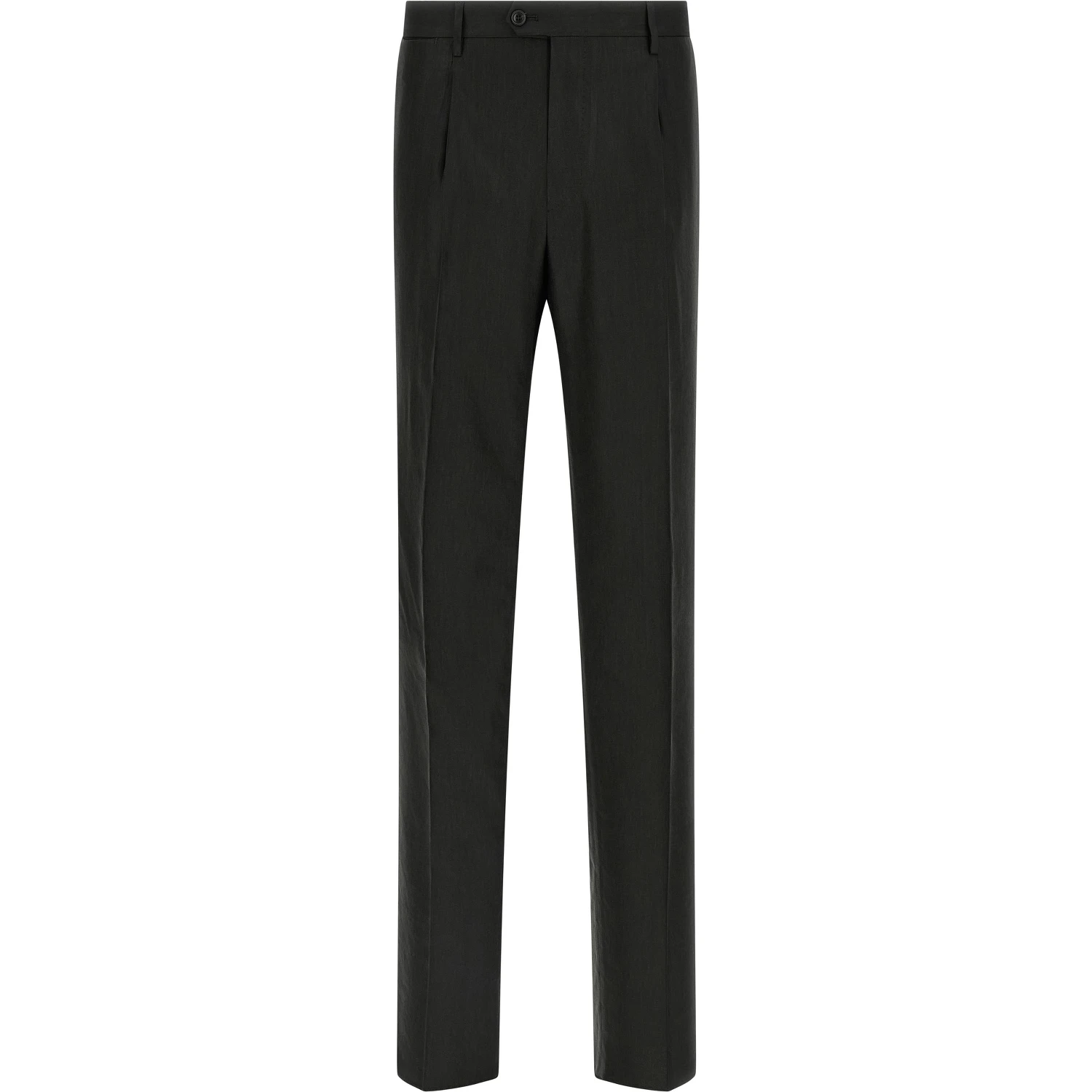 Black Linen Two-Piece Suit