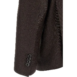 Brown Linen Two-Piece Suit