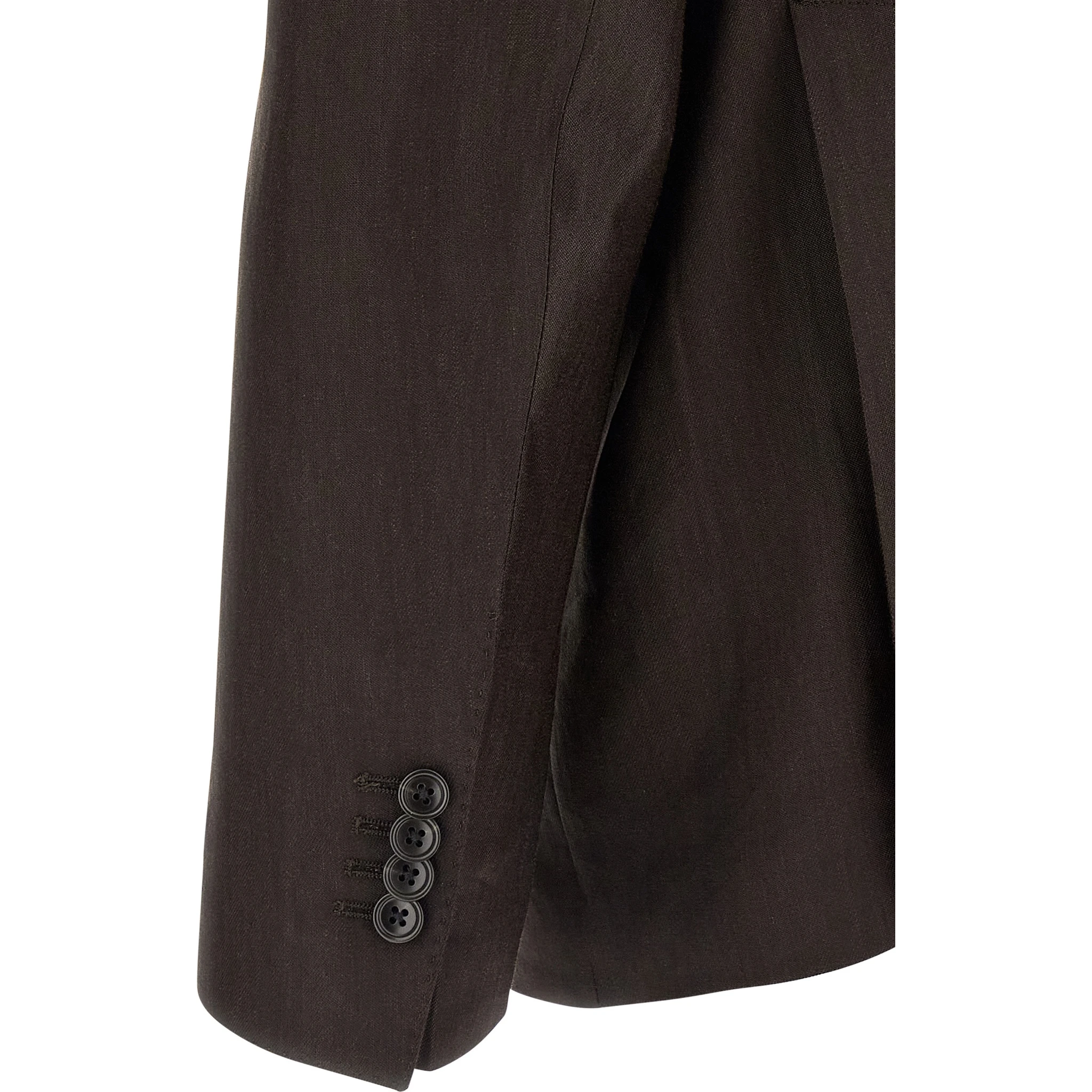 Brown Linen Two-Piece Suit