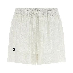 White Organic Cotton Bermuda Shorts