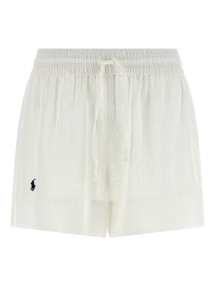 White Organic Cotton Bermuda Shorts