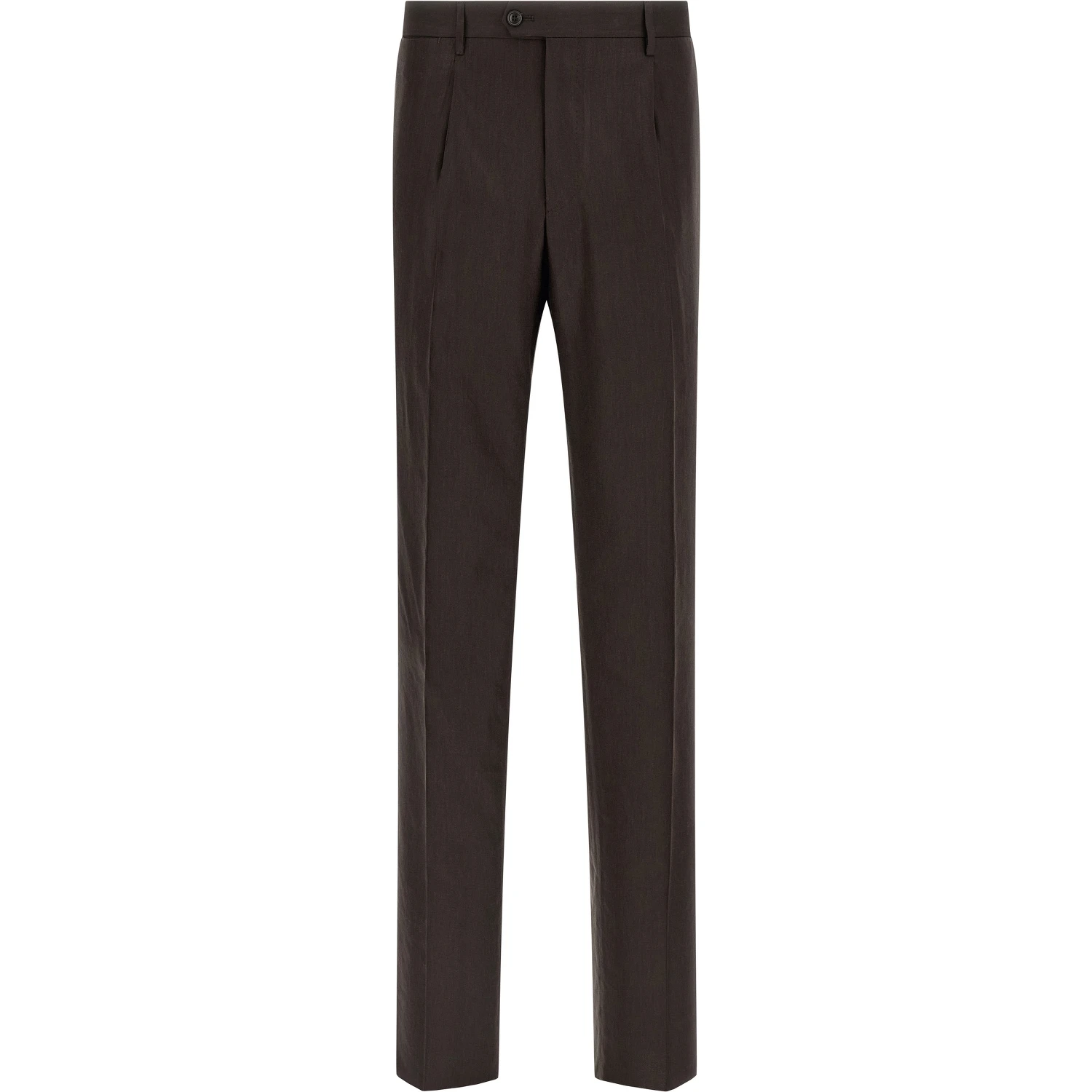 Brown Linen Two-Piece Suit