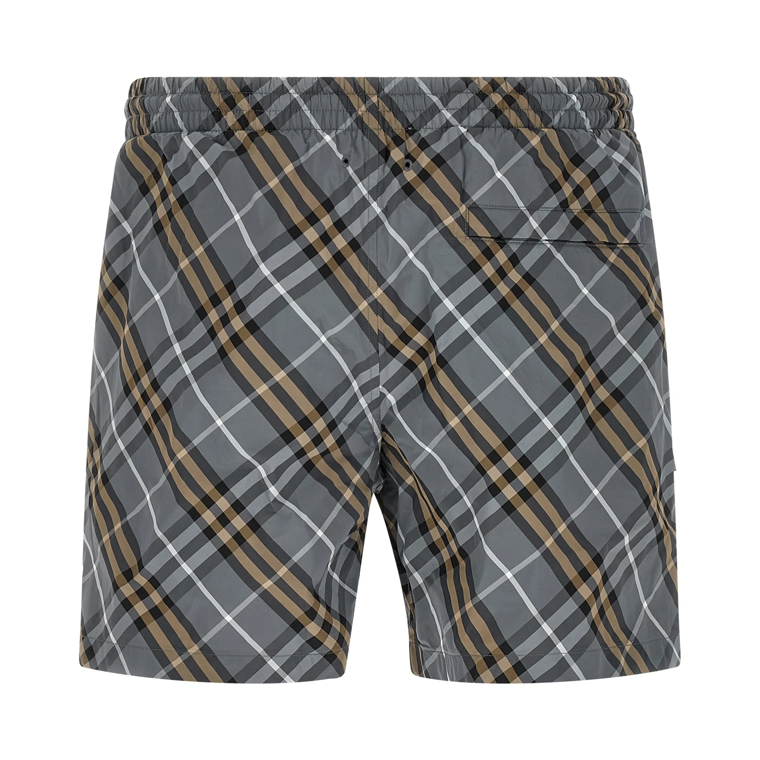 Blue Polyamide Bermuda Shorts