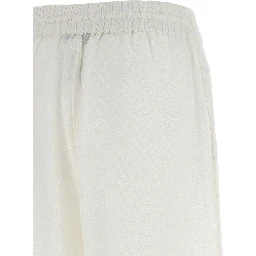 White Linen Casual Pants