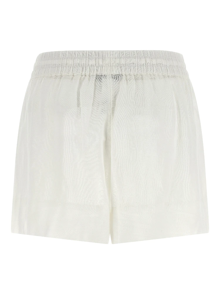 White Organic Cotton Bermuda Shorts alternative