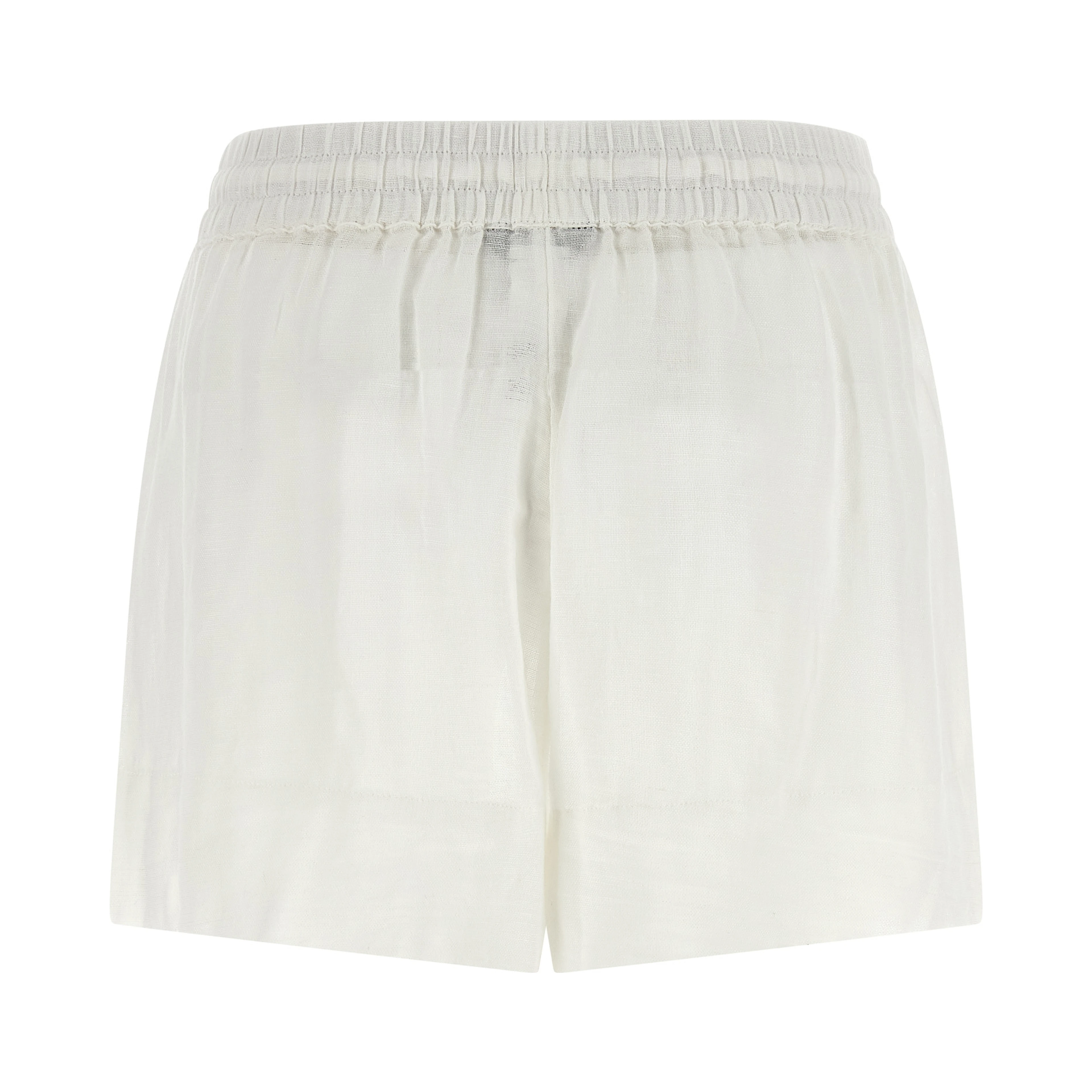 White Organic Cotton Bermuda Shorts