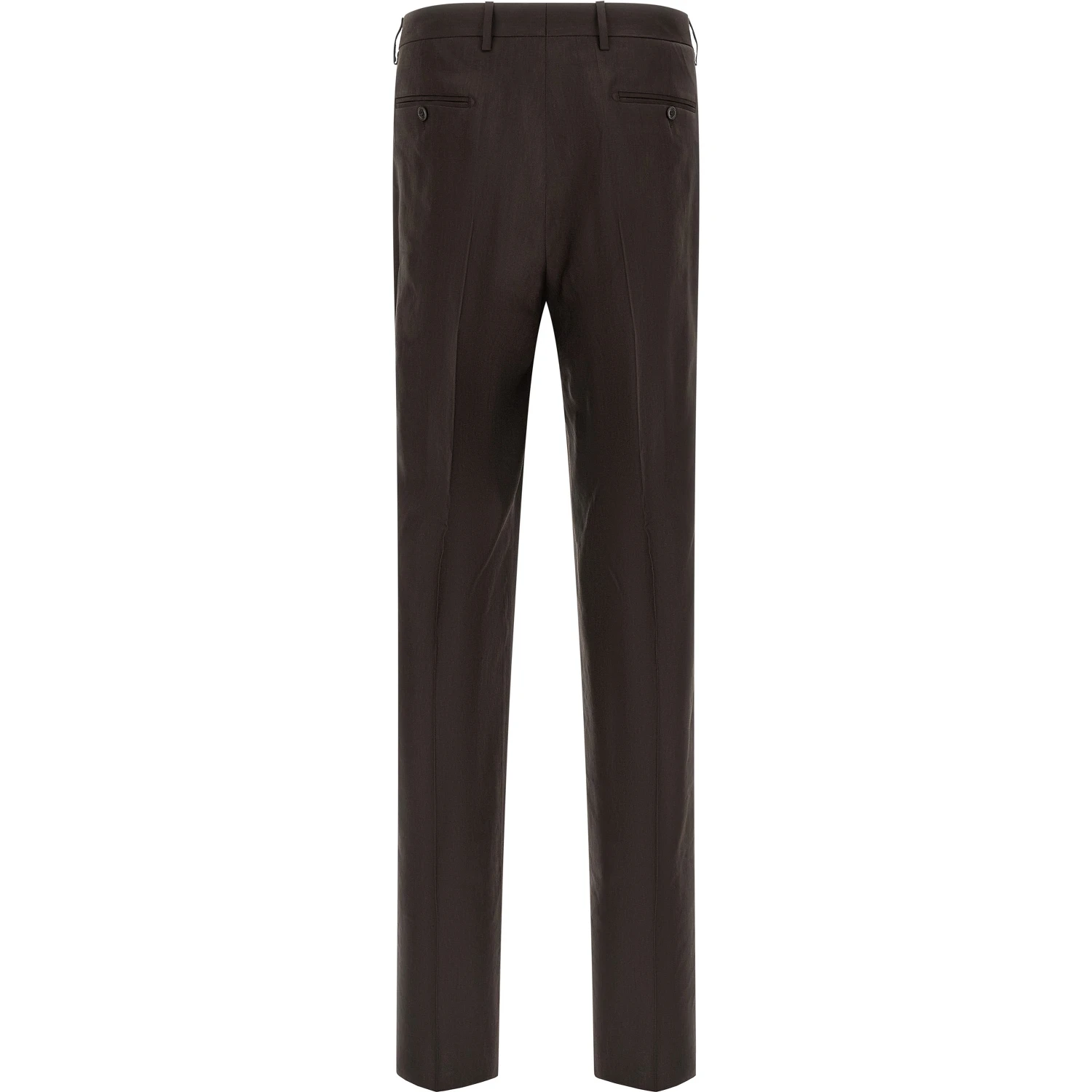 Brown Linen Two-Piece Suit