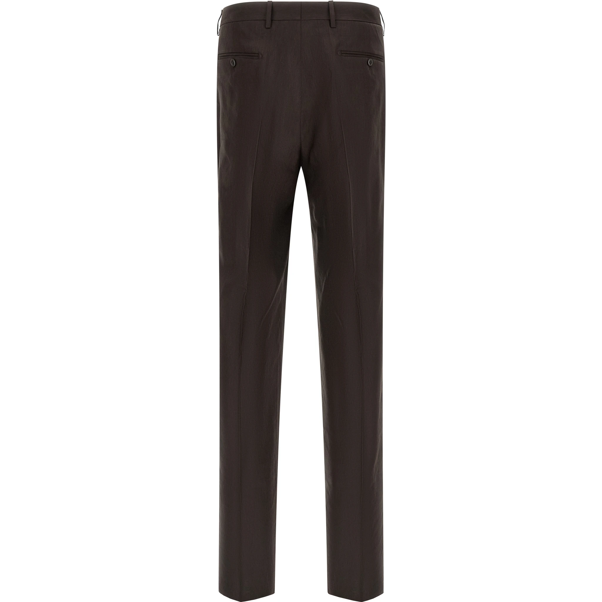 Brown Linen Two-Piece Suit