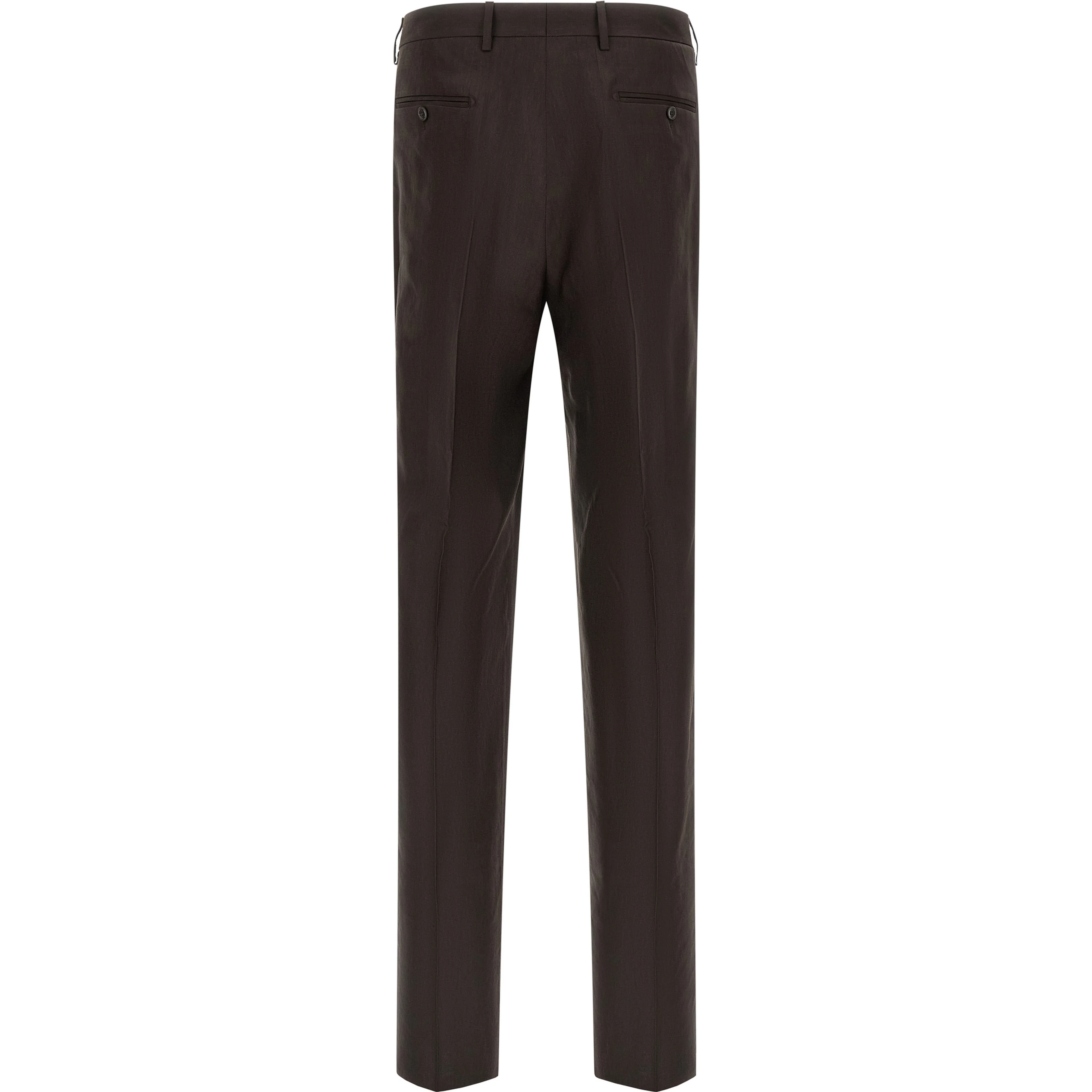 Brown Linen Two-Piece Suit