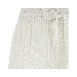 White Organic Cotton Bermuda Shorts
