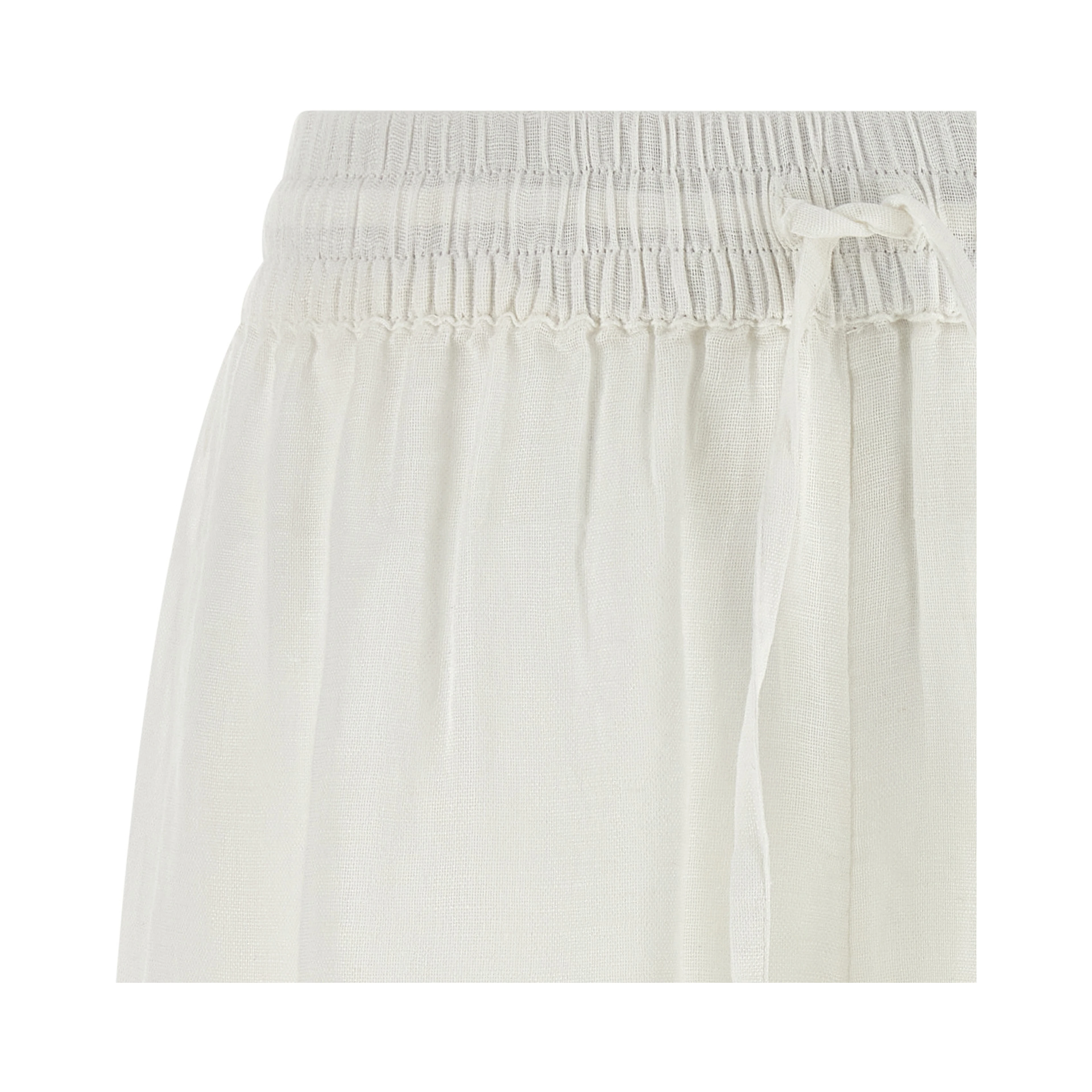White Organic Cotton Bermuda Shorts