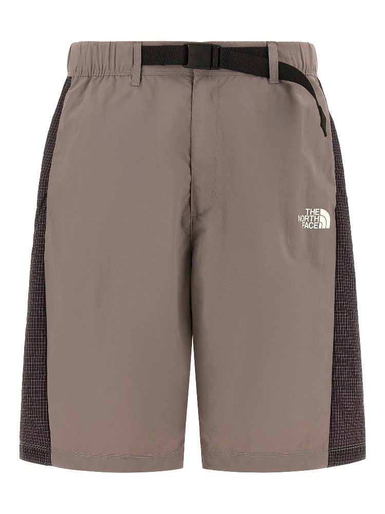 Purple Nylon Bermuda Shorts