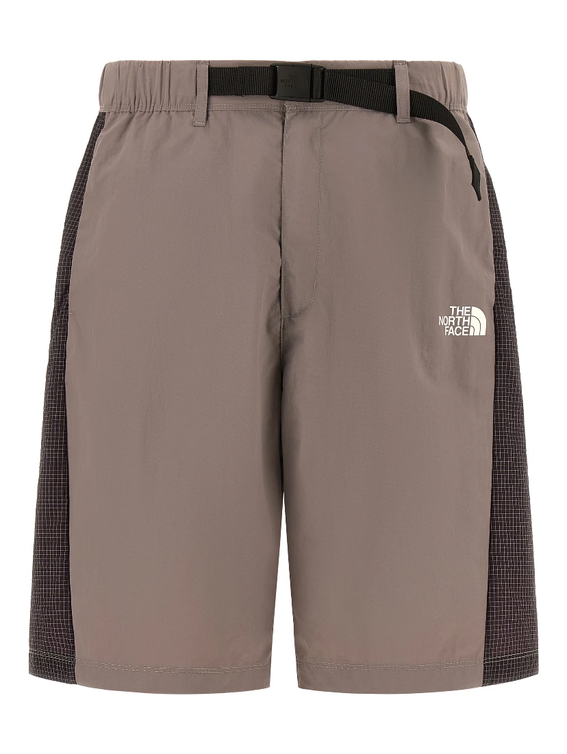 Purple Nylon Bermuda Shorts