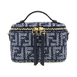 Blue Cotton Handbag