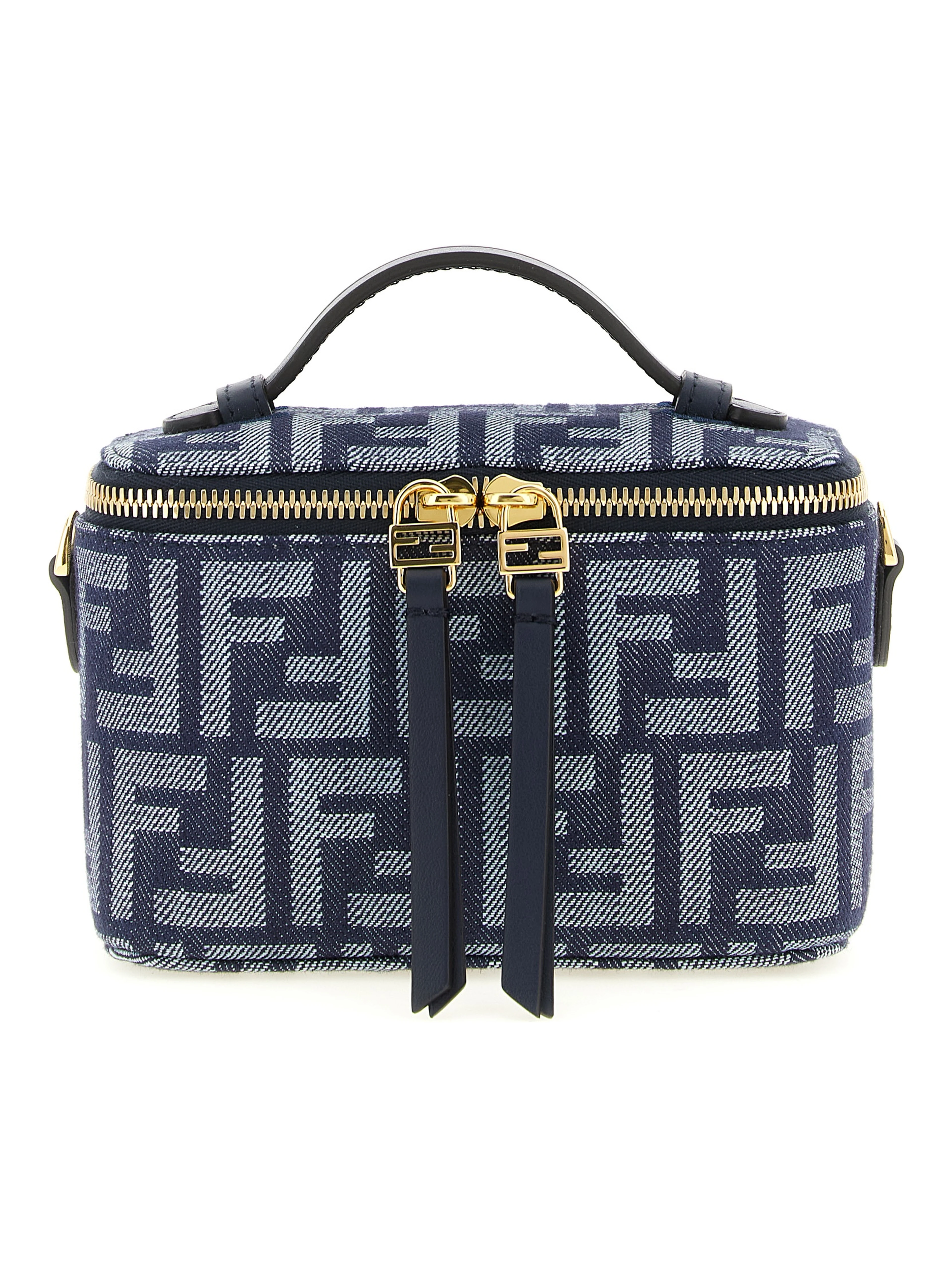 Blue Cotton Handbag