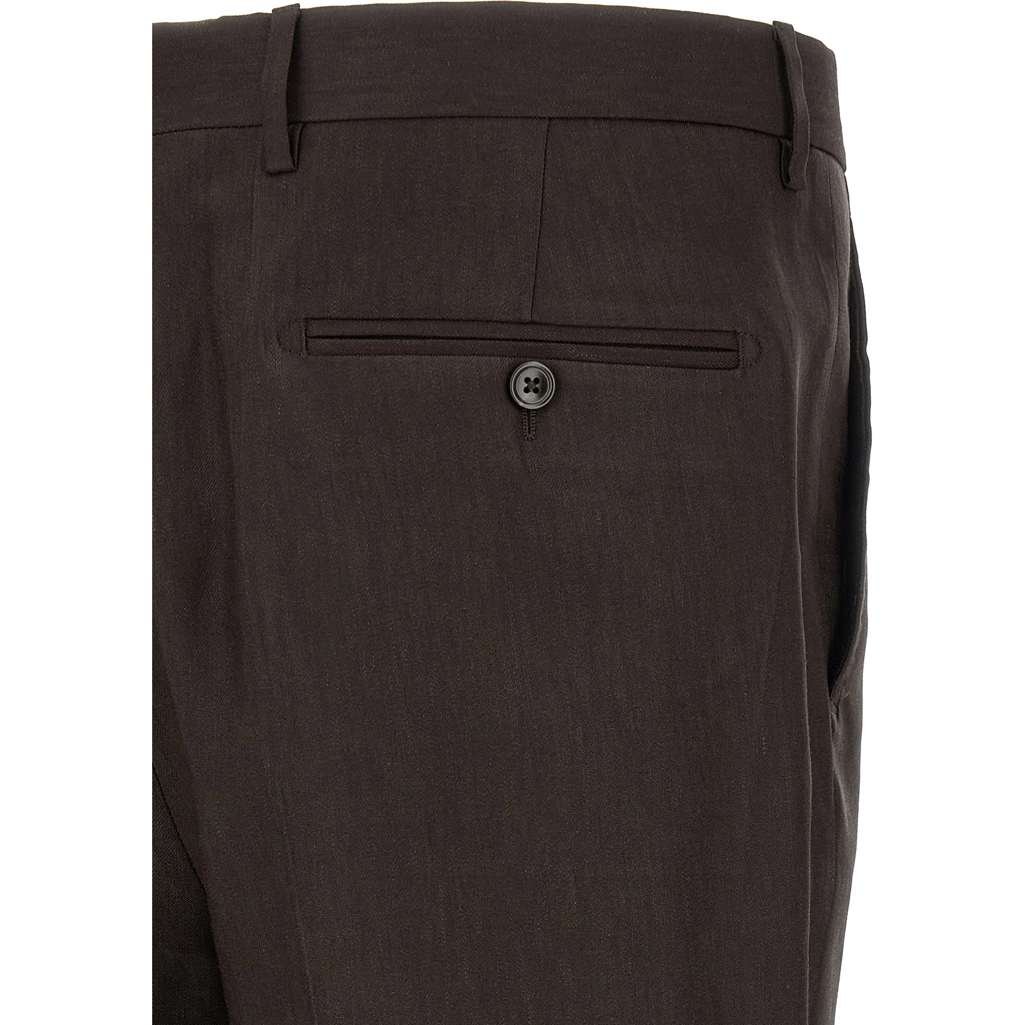 Brown Linen Two-Piece Suit