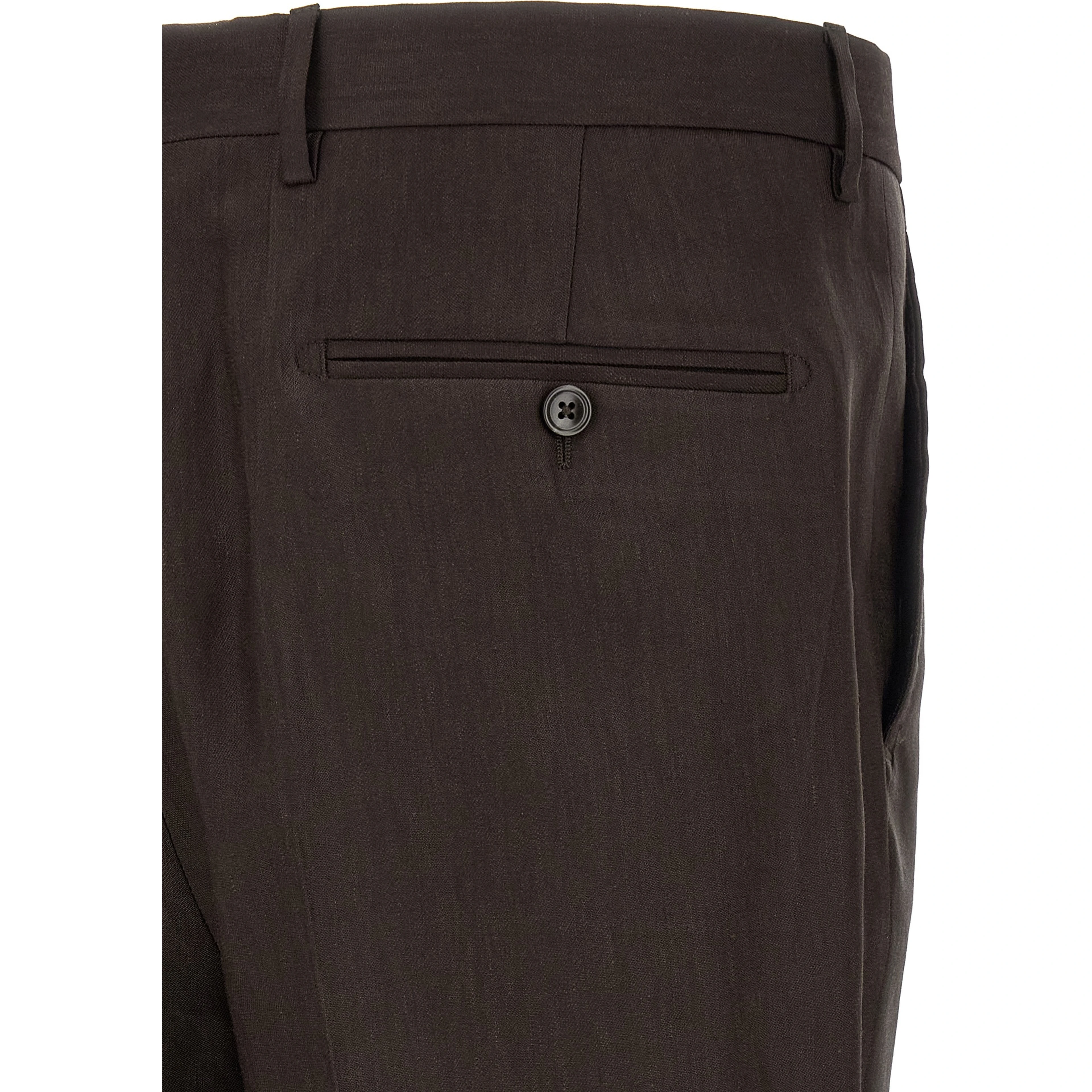 Brown Linen Two-Piece Suit