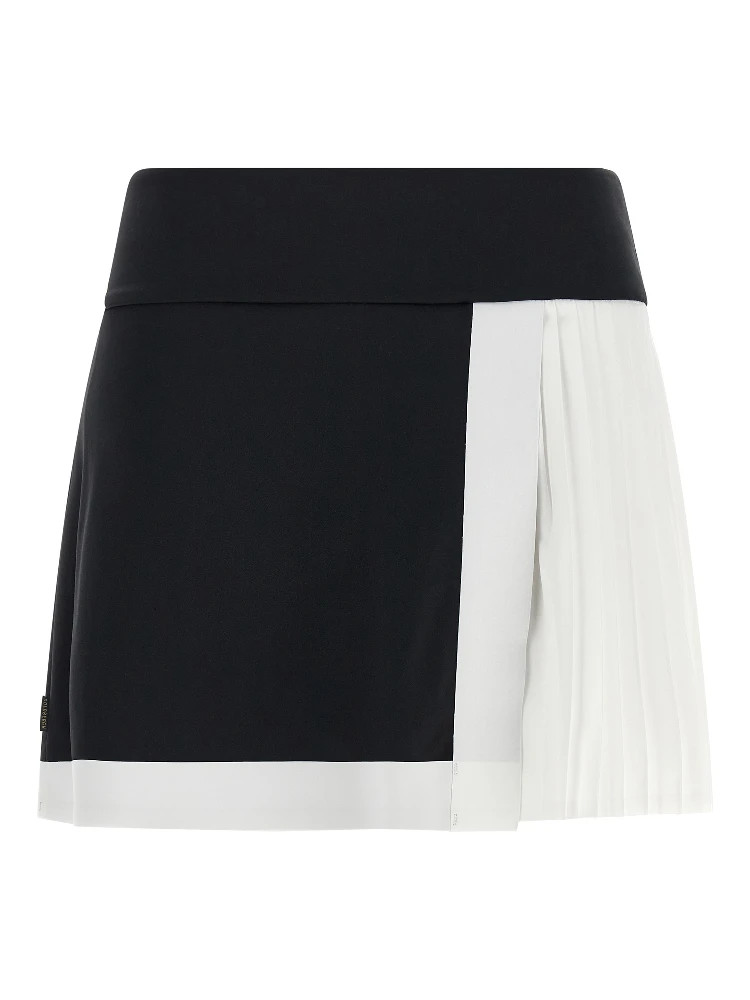 Bicolor Polyamide Bermuda Shorts