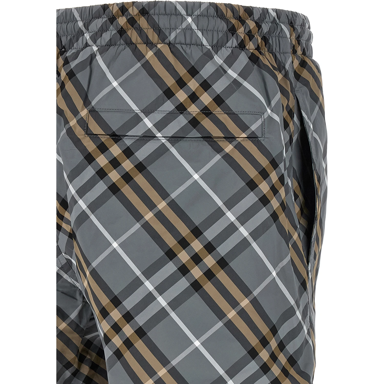 Blue Polyamide Bermuda Shorts