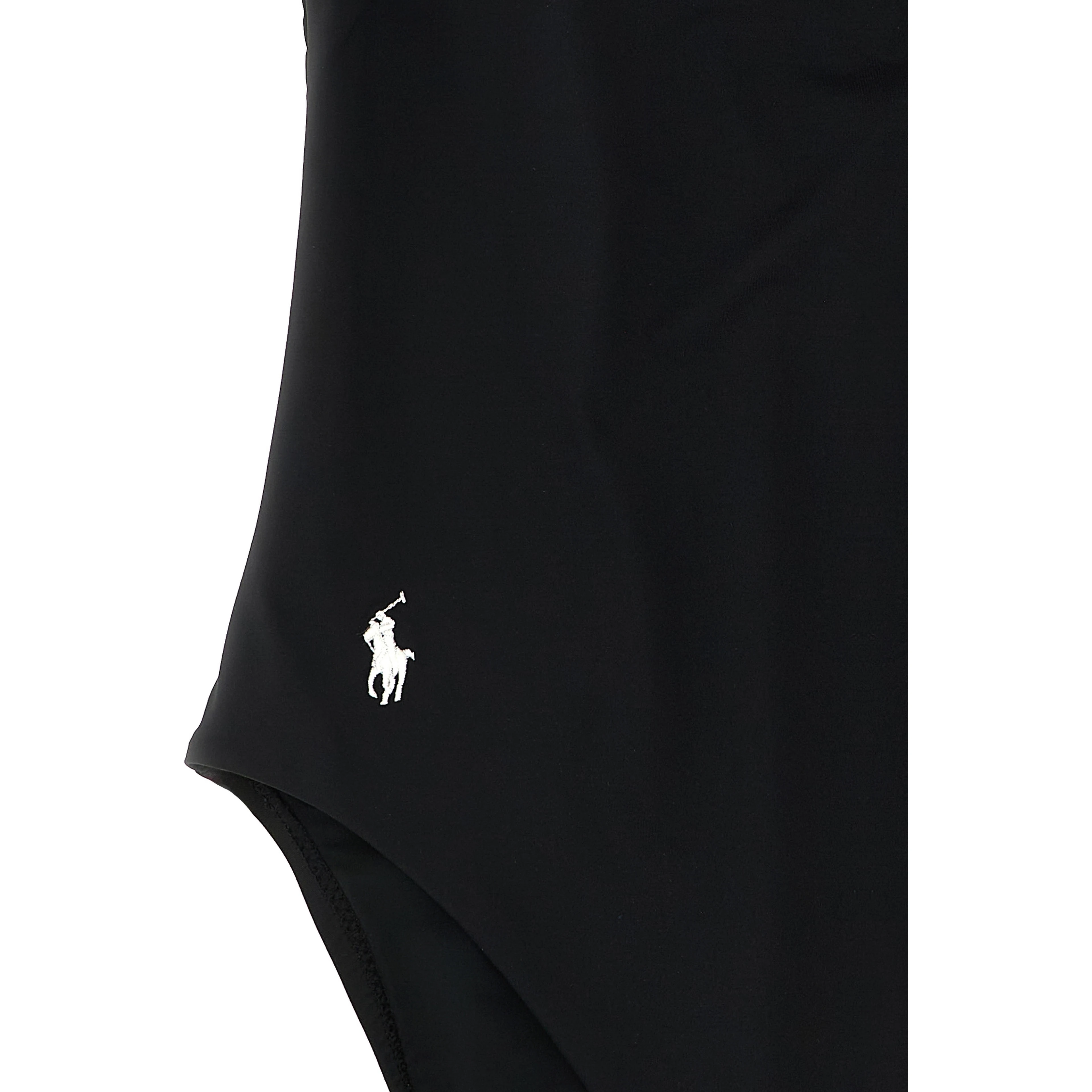 Black Nylon One-Piece Swimsuit