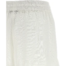 White Organic Cotton Bermuda Shorts