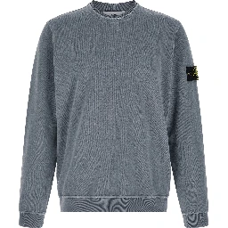 Blue Cotton Sweatshirt
