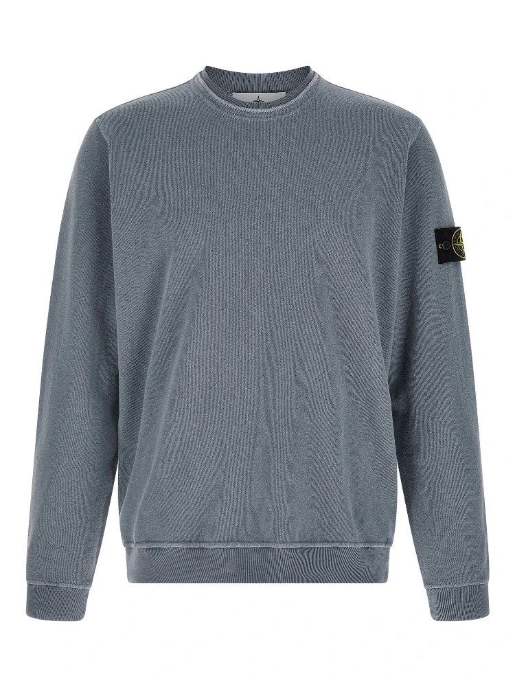 Blue Cotton Sweatshirt
