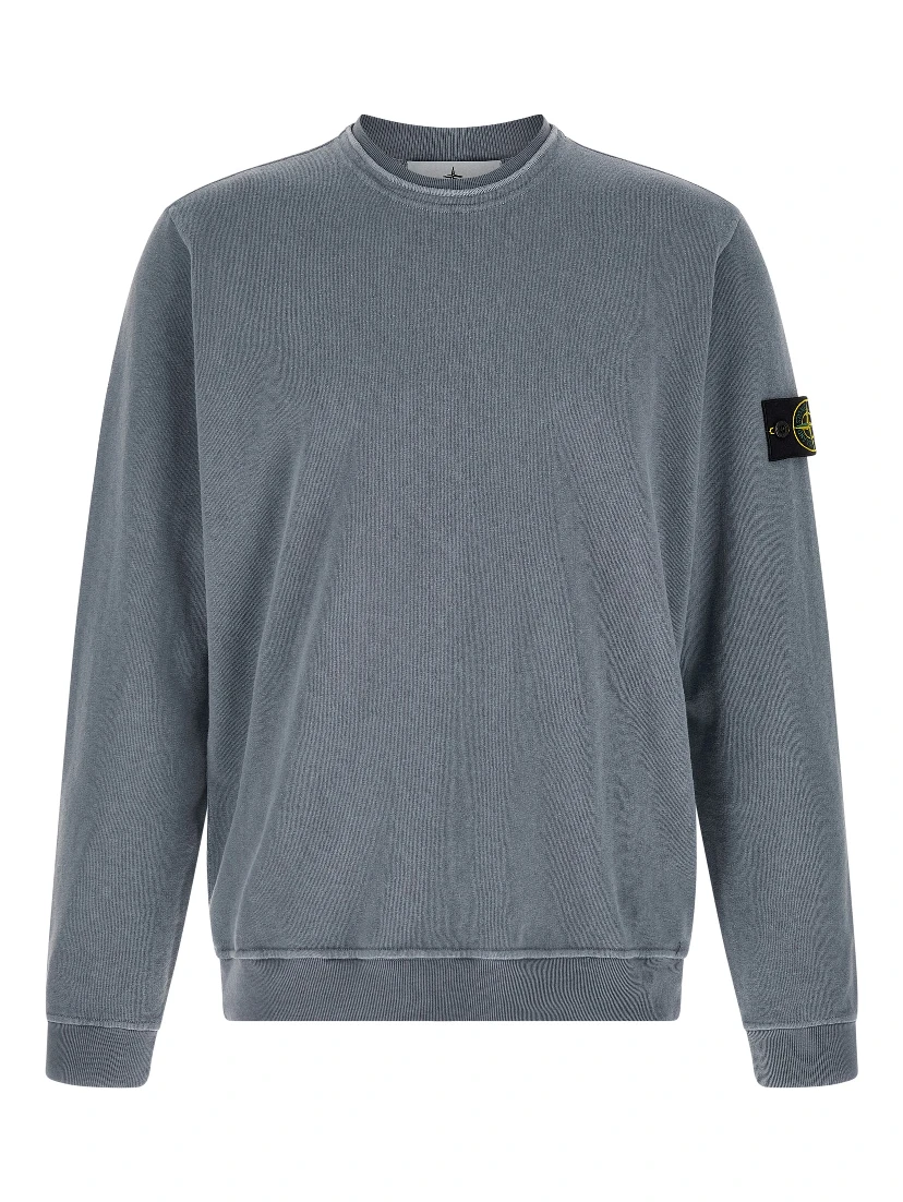 Blue Cotton Sweatshirt