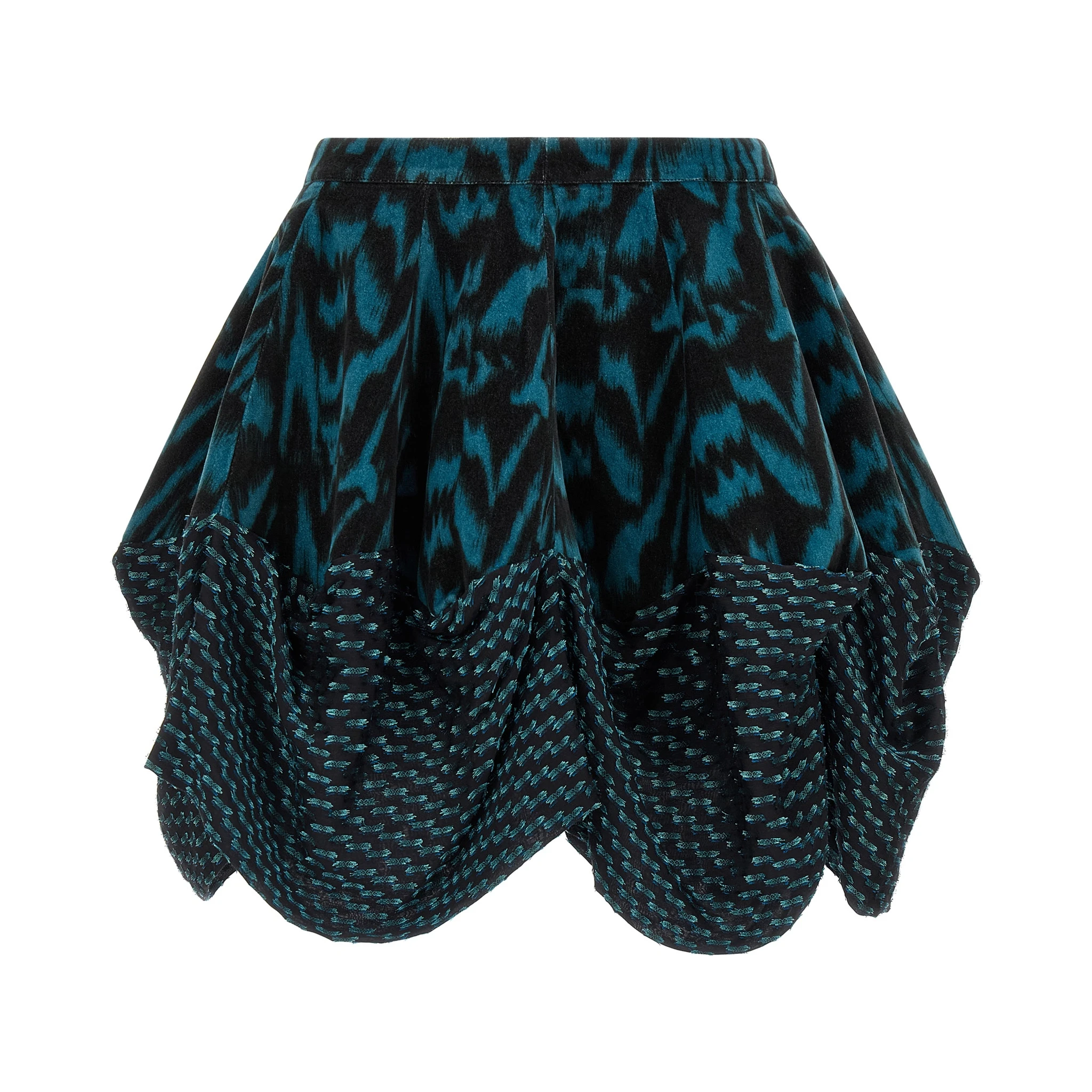 Multicolor Cotton Long Skirt