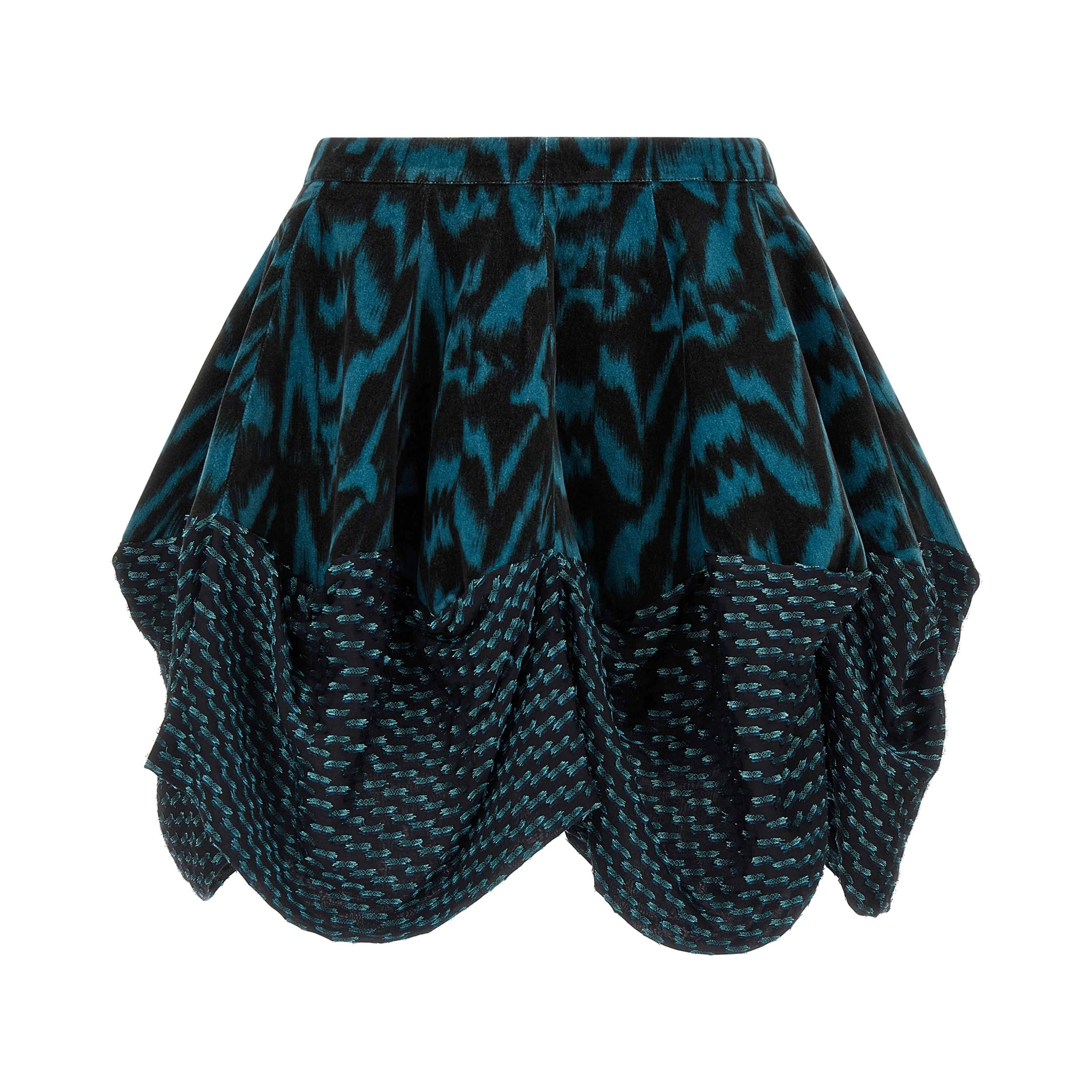 Multicolor Cotton Long Skirt