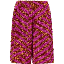 Multicolor Viscose Bermuda Shorts