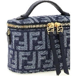 Blue Cotton Handbag