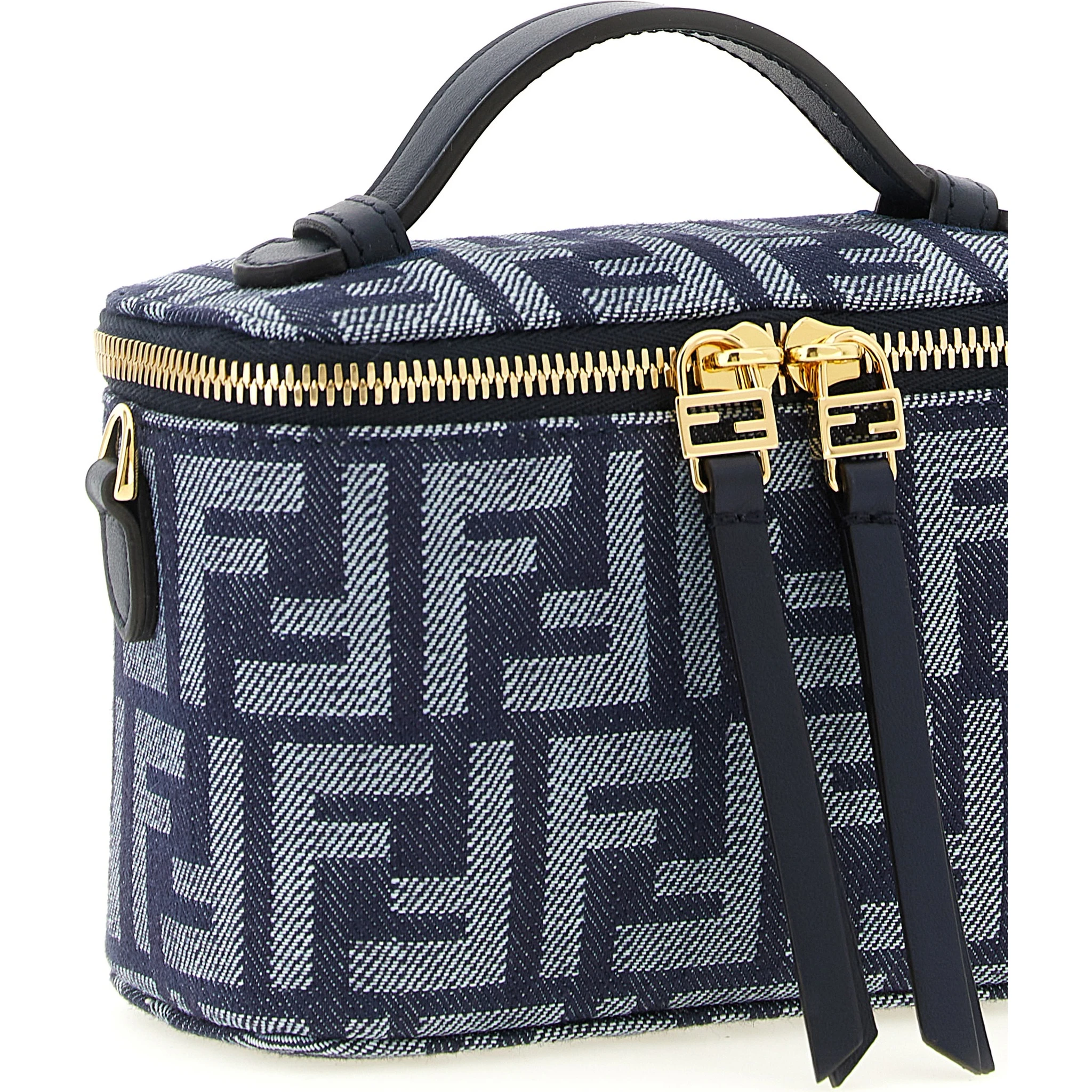 Blue Cotton Handbag