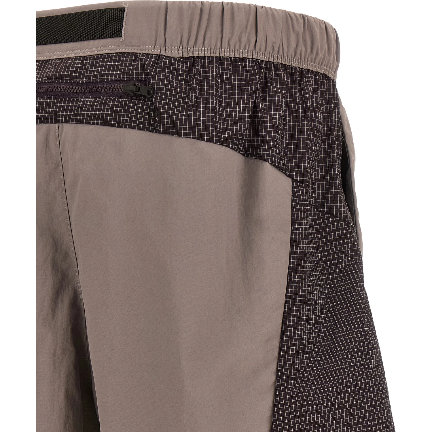 Purple Nylon Bermuda Shorts