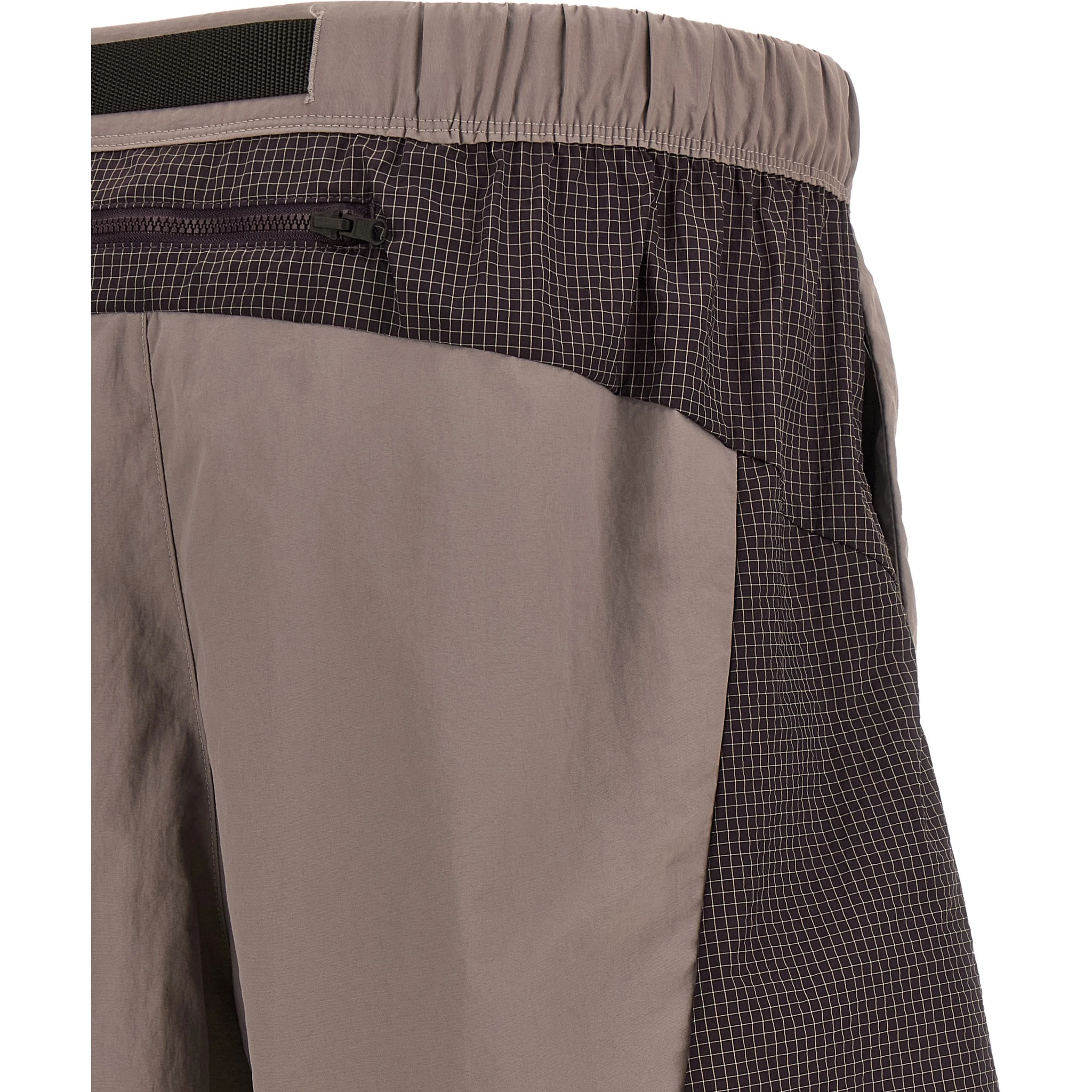 Purple Nylon Bermuda Shorts