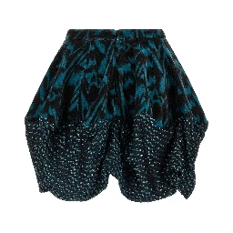 Multicolor Cotton Long Skirt
