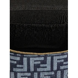 Blue Cotton Handbag