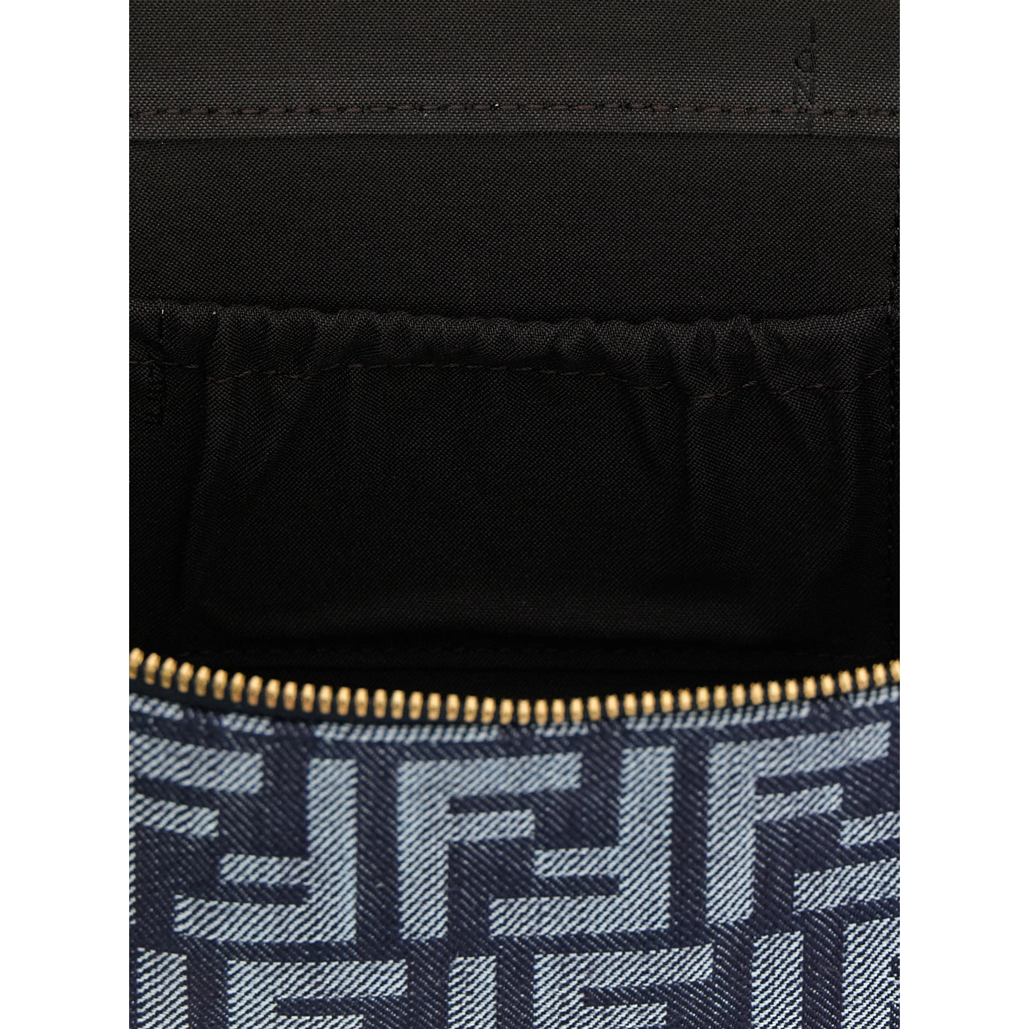 Blue Cotton Handbag
