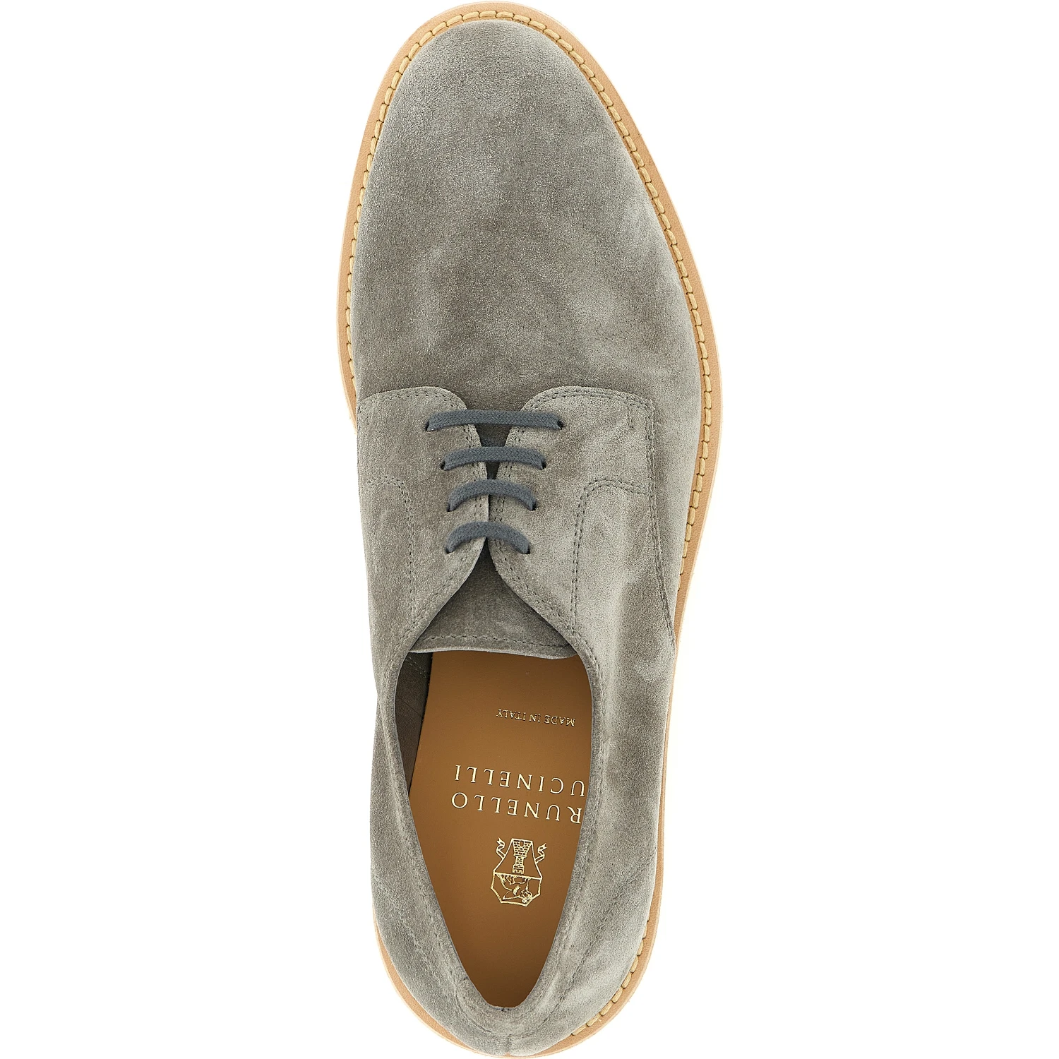 Gray Leather Oxfords And Derbies