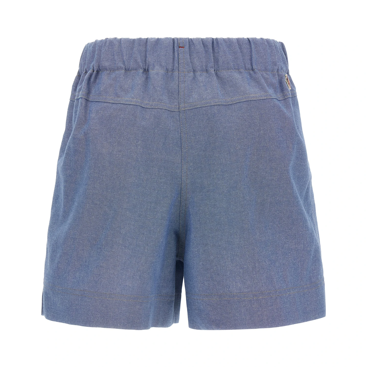 Blue Cotton Bermuda Shorts