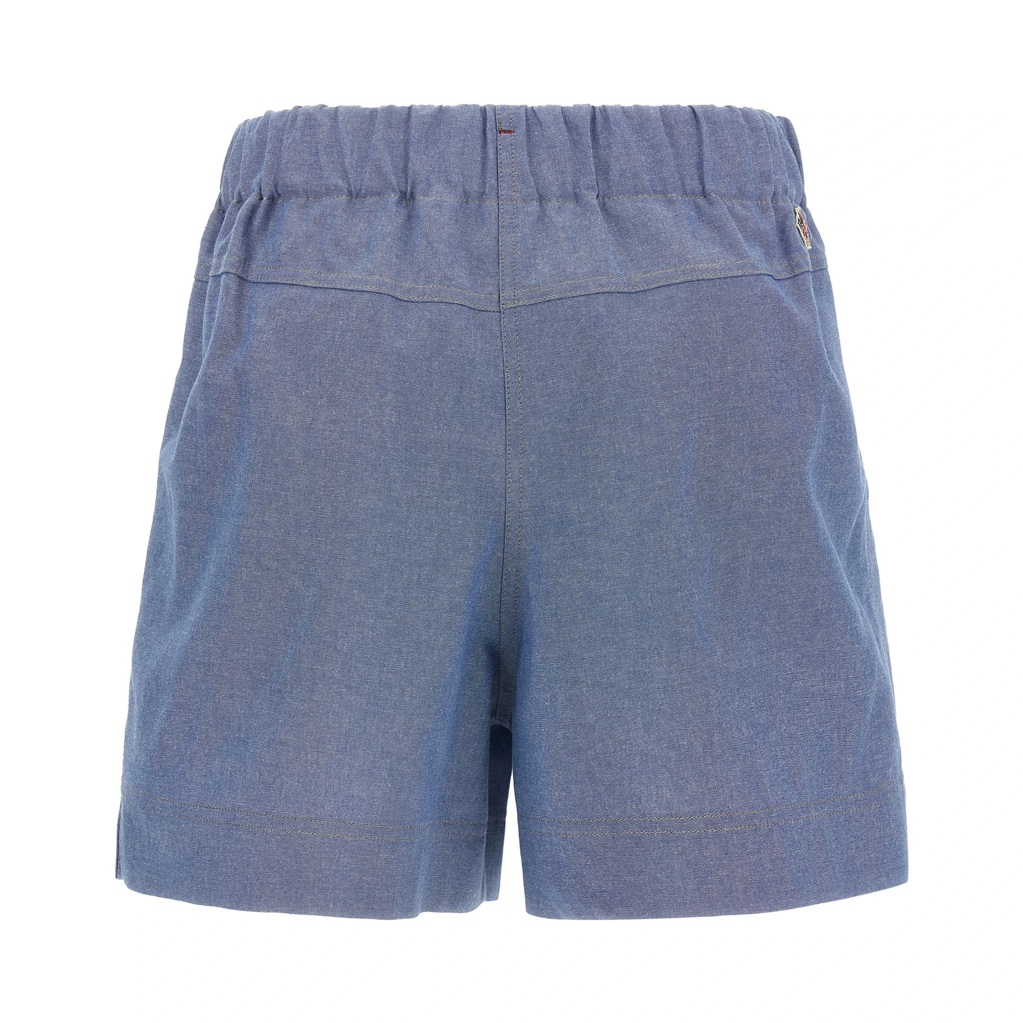 Blue Cotton Bermuda Shorts