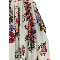 White Cotton Midi Dress