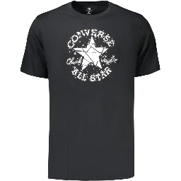 Black Cotton Men's T-Shirt