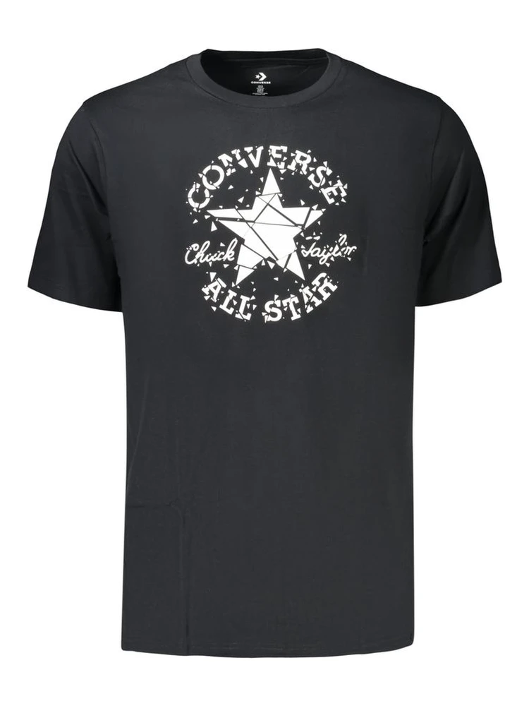 Black Cotton Men's T-Shirt
