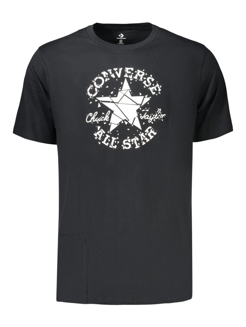 Black Cotton Men's T-Shirt
