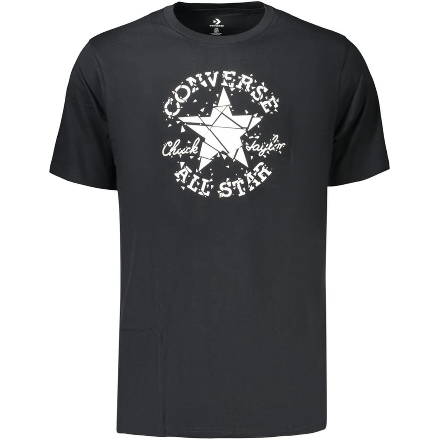 Black Cotton Men's T-Shirt