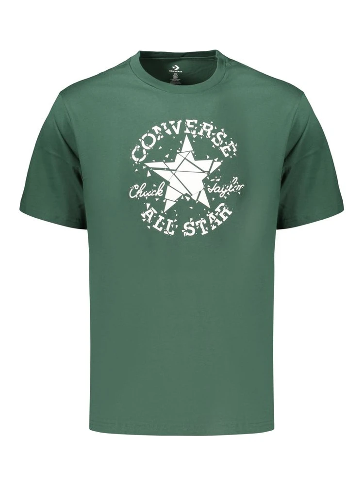 Green Cotton Men's T-Shirt