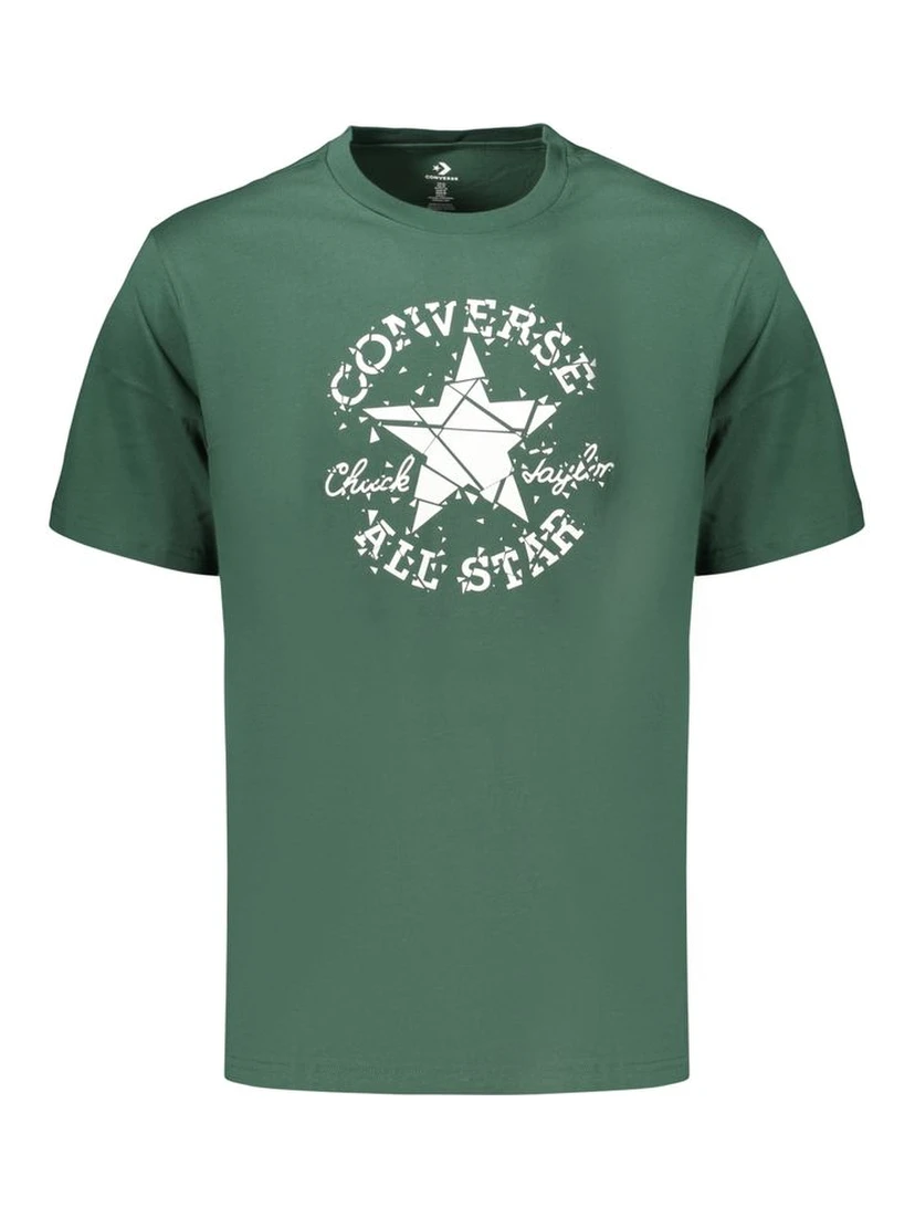 Green Cotton Men's T-Shirt