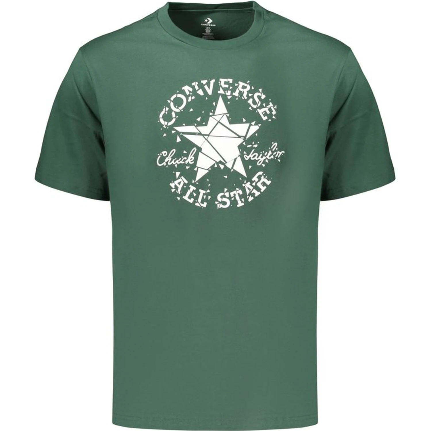 Green Cotton Men's T-Shirt