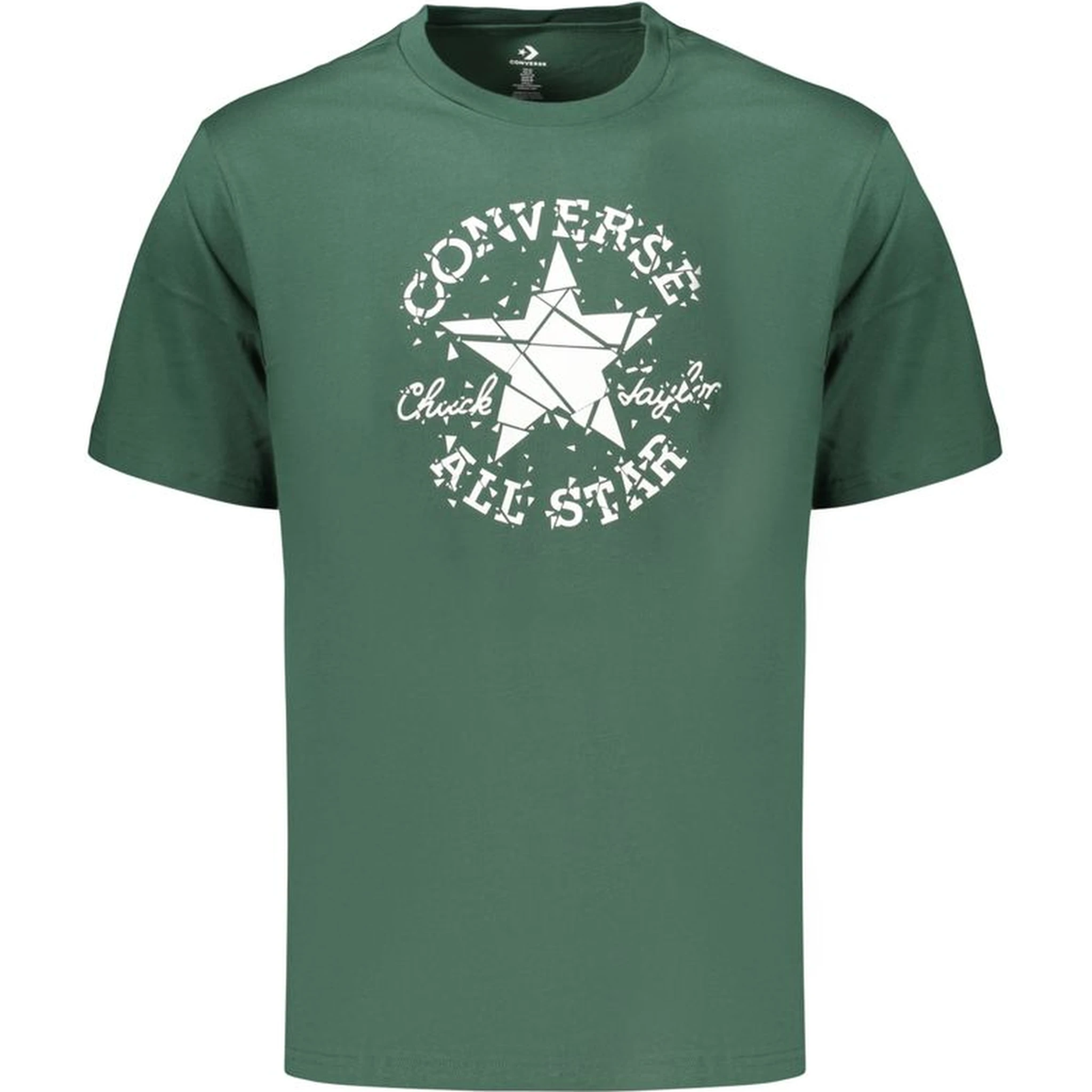 Green Cotton Men's T-Shirt